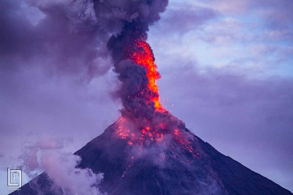 Eruption of Mayon Volcano