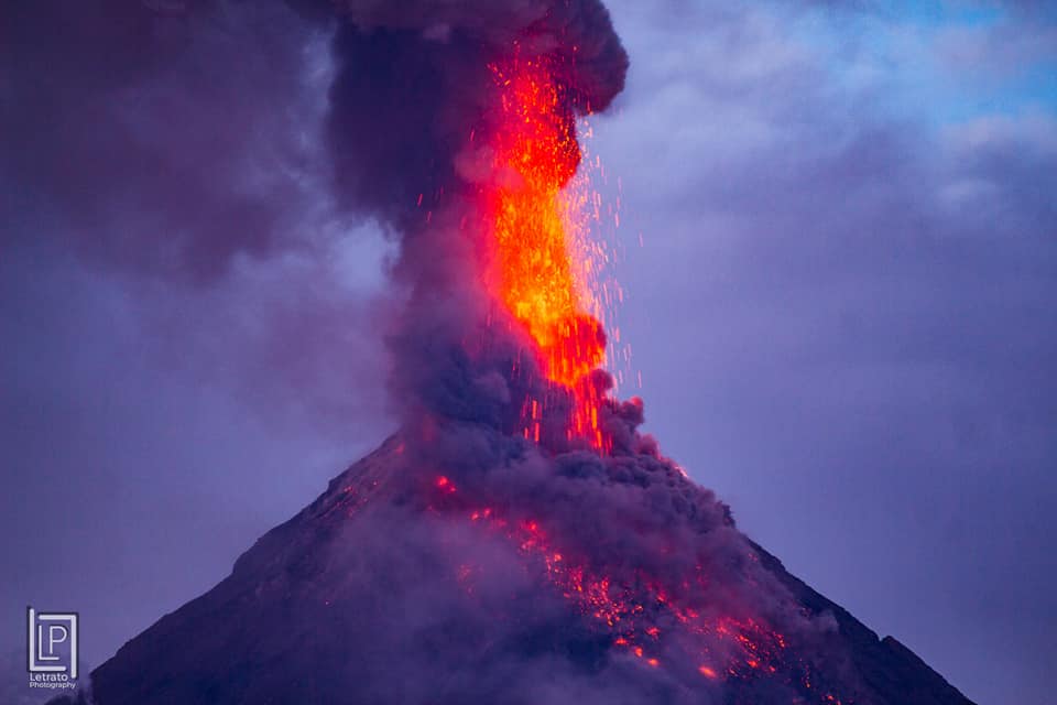 Eruption of Mayon Volcano