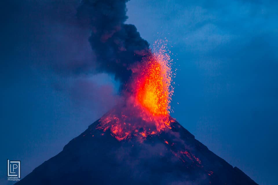 Eruption of Mayon Volcano