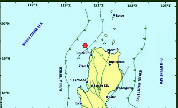 5.3 magnitude quake jolts Burgos, Ilocos Norte on Sunday at 3:46 am.   