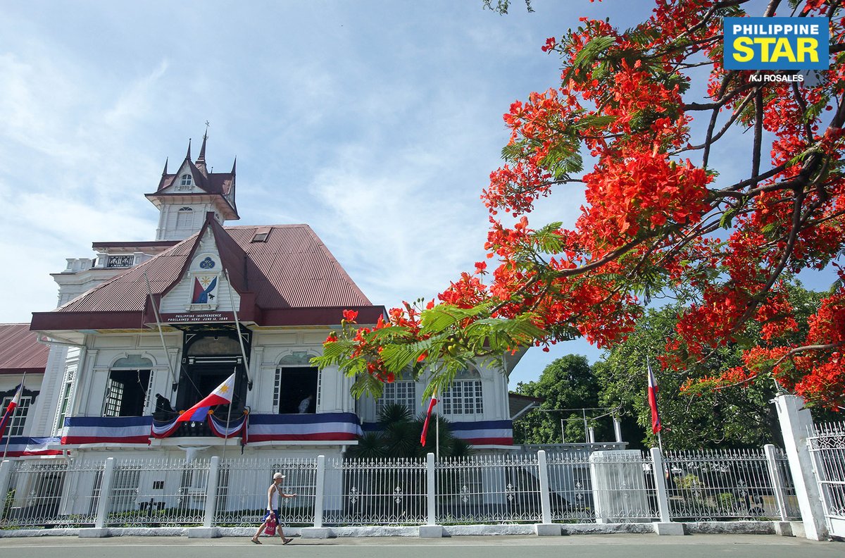 The house of Philippine first president Emilio Aguinaldo pictured in Kawit, Cavite on Monday. On this site, around 121 years ago, the Philippine independence was proclaimed. Filipinos are set to celebrate the Philippines' Araw ng Kalayaan on June 12, Wednesday.   