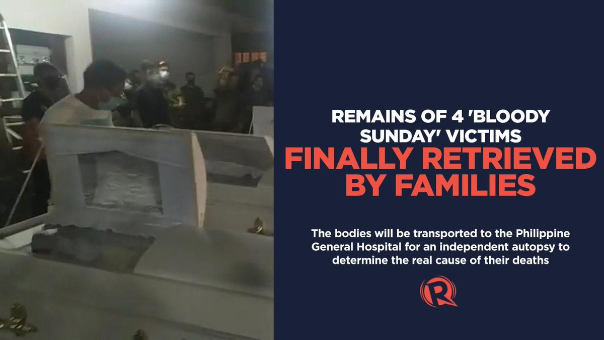 Four days after the deadly crackdown in Calabarzon, families of 4 slain activists were finally allowed to claim their loved ones' bodies on Thursday, March 11, according to the National Union of Peoples' Lawyers