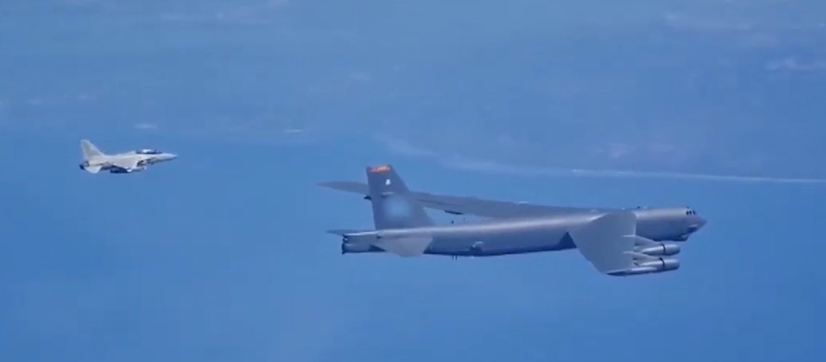Nuclear-capable B-52 bomber flies with Philippine fighters over the South China Sea in signal to China