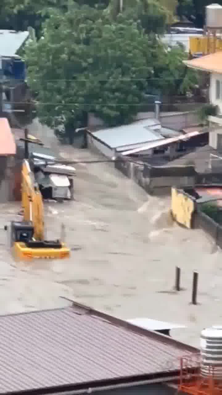 Severe flooding occurred in Cebu City, Philippines  